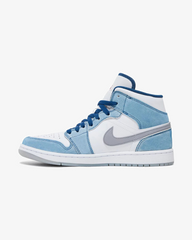 NIKE AIR JORDAN1 MID GS FRENCH BLUE FIRE RED