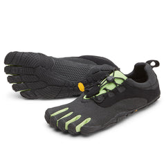Women's V-Run Retro in Black Green Black