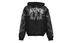 Alice Hollywood Graphic Zip Hoodie "Black" MAH25FL001