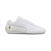 Scuderia Ferrari Speedcat Miami White Lace Up Sneakers