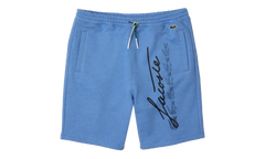 Signature Print Cotton Fleece Shorts "Blue Chine / Black" GH2640 HG3