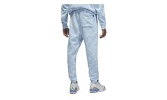 Air Jordan Fleece Pants All Over Print Joggers "Ice Blue" DV7646 485