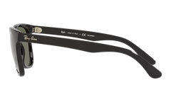 Square Polarized Sunglasses "Polished Black" RB4184-601-9A_54
