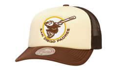 MLB Cooperstown Vintage Block Trucker Cap "San Diego Padres - Cream" HT12148 SDPCREA