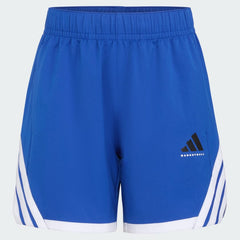 Kids' adidas Elastic Waistband Woven Basketball Select Shorts