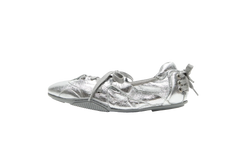 Lace-Up Leather Shoes WMNS "Silver / Grey" FN WN SHOE000998 GREY