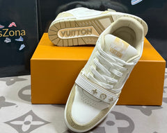 Trainer Beige White