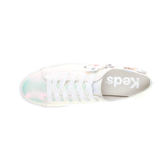 Triple Kick Canvas Floral Embellished Celebrations Lace Up Sneakers