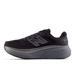 Men's Fresh Foam X More v6 in Black with Castlerock and Black Metallic