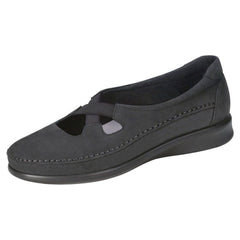Women's Crissy Slip On Loafer in Nero Wide