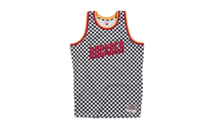 NBA Checked Swingman Jersey "Houston Rockets - Black / White" BA8A45 HRO W MYM