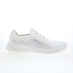 Aetrex Carly Sparkle AS251 Womens White Synthetic Lifestyle Sneakers Shoes