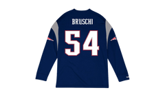 NFL Name & Number Longsleeve "New England Patriots - Navy" NNLSMG18064 NEPNAVY04TBS