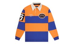 Classic Field Rugby Shirt "Orange / Blue" JUEQ81MO
