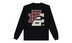 EE LONG SLEEVE T-SHIRT "FW23 - Black/Maroon/Ivory" EE583