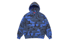 Overdyed Studded Hooded Sweatshirt "SS26 - Blue Camo" SU27375