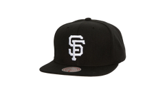 MLB Evergreen Black White Snapback Cap "San Francisco Giants - Black" HS8544 SFGBLCK