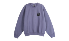 Dice Pig Dyed Crew Sweatshirt "GRAPE" 1915077 GRPE