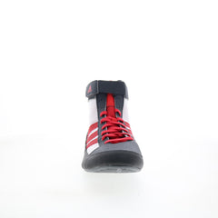 HVC 2 GZ8451 Mens Gray Suede Lace Up Athletic Wrestling Shoes