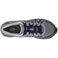 Men's Pursuit Lace Up Sneaker in Gray/Navy