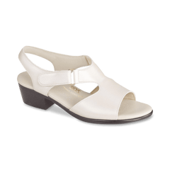 Women's Suntimer Heeled Sandal in Pearl Bone