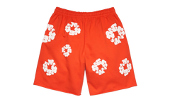 Cotton Wreath Sweatshorts "Dark Orange" DT618