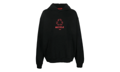 Logo Print Recycle Hoodie "Black" 34424M34236032