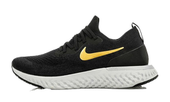 Epic React Flyknit Wmns"Black/ Metallic Gold" AQ0070 013