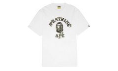 Tree Edge Camo College Tee "White / Brown" 1L80 110 030 WHT