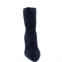 Aquatalia Phila Dress Suede 34L3799-NVY Womens Blue Suede Zipper Ankle & Booties Boots