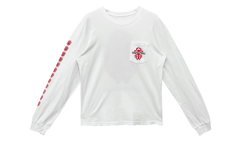 Red Dagger Long Sleeve T-Shirt "White" CHRM0738
