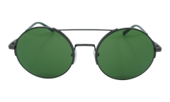 Round Sunglasses "RUTHENIUM/GREEN" MCM160S-072