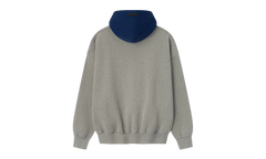 NBA SPORTS FIT HOODIE "CONCRETE HEATHER / ESTATE BLUE" 192NB256402F