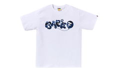 Color Camo Balloon Tee "White / Navy" 1L80 110 020 WHT