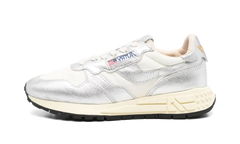 Reelwind Low Sneakers WMNS "Lamb Leather / Nylon White / Silver" WWLW AN01