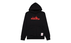 Air Jordan Retro 4 Graphics Fleece Pullover Hoodie "Black / Red" DD3867 010