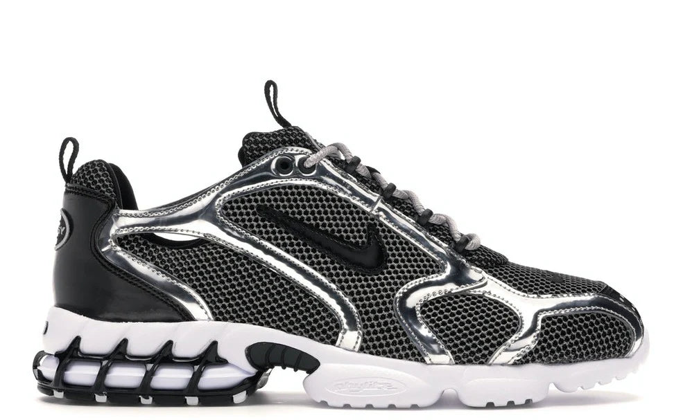 Air Zoom Spiridon Cage 2 Stussy Pure Platinum