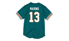 NFL Name & Number Mesh Crew Neck Shirt "Miami Dolphins - Teal" NNMPMG18061 MDOTEAL94DMA