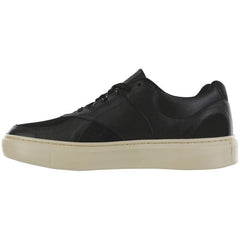 Men's High Street Lace Up Sneaker in Black Ash