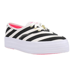 Keds x Barbie Point Striped Canvas Lace Up Sneakers