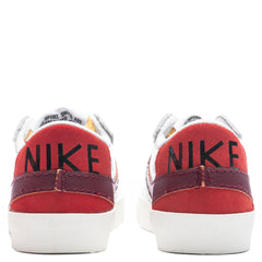 Women's Blazer Low '77 Jumbo - White/Dark Beetroot/Cinnabar/Black