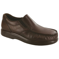 Men's Side Gore Slip On Loafer in Brown