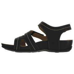 Women's Swerve Sandal in Black