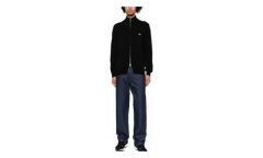 Zip-Up High-Neck Cotton Sweater "Black" AH1957 031
