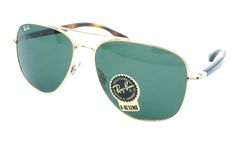AVIATOR SUNGLASSES "POLISHED GOLD" RB3683-001-31