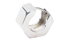 Bolt & Nut Hoop Earring "Silver" SM0VG0018SV0272951