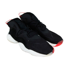 Crazy Byw B37480 Mens Black Canvas Lace Up Athletic Basketball Shoes