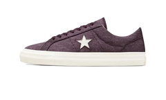 One Star Pro Low "Washed Canvas - Black Cherry" A07321C