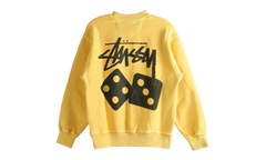 Dice Pig Dyed Crew Sweatshirt "YELLOW" 1915077 YELO