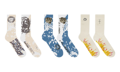 CJ X Fragment 3 Pack Socks "Cactus Jack x Fragment" CJFR AS15